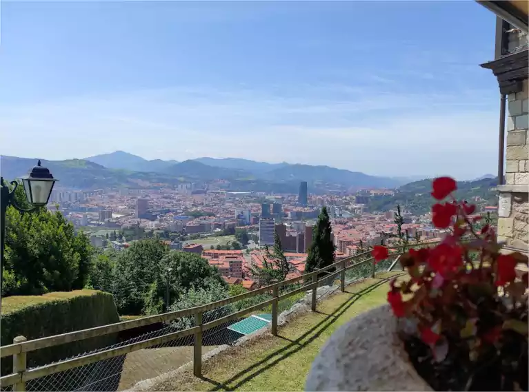 Restaurant view of Bilbao